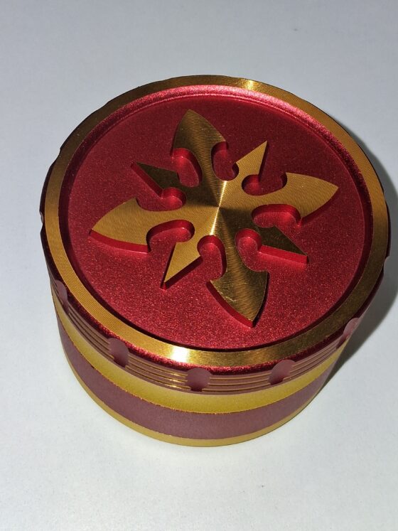 Grinder Red and Gold