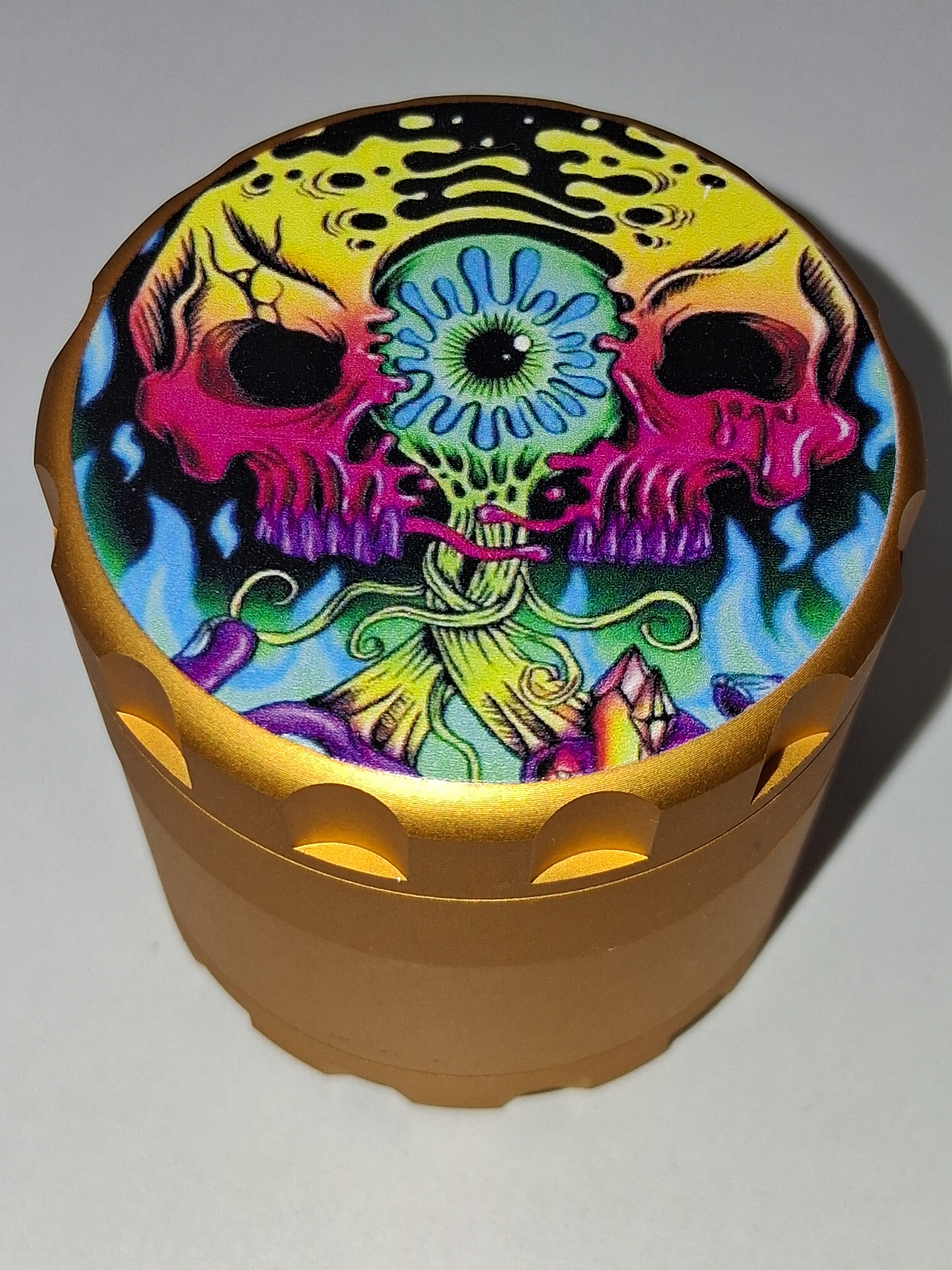  Gold Skull Eye Grinder