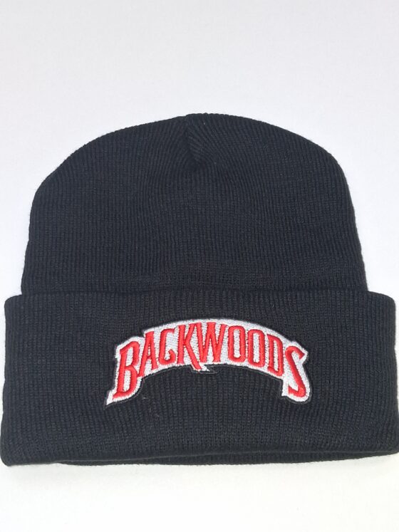 Black and Red Backwoods Hat