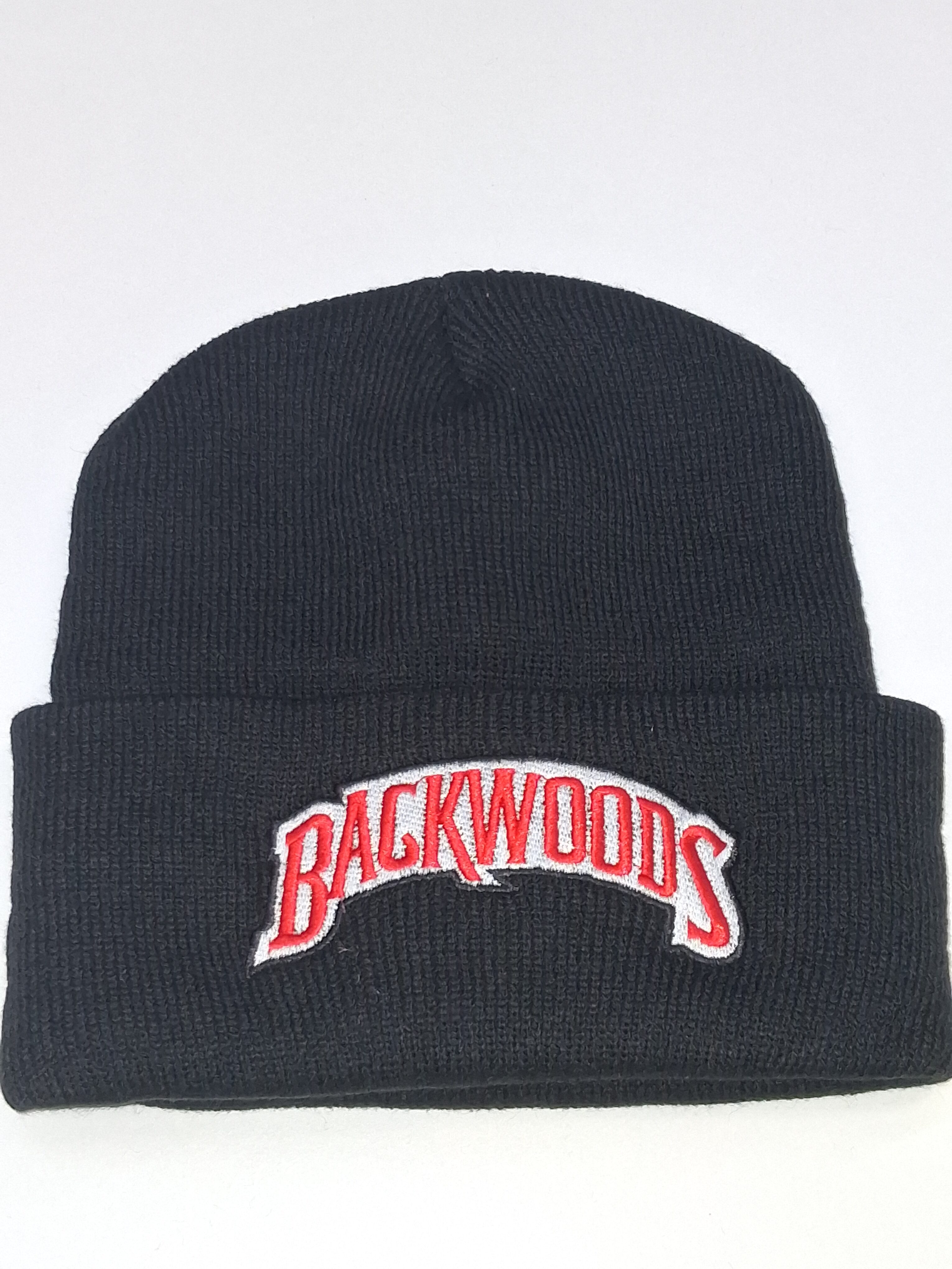  Black and Red Backwoods Hat