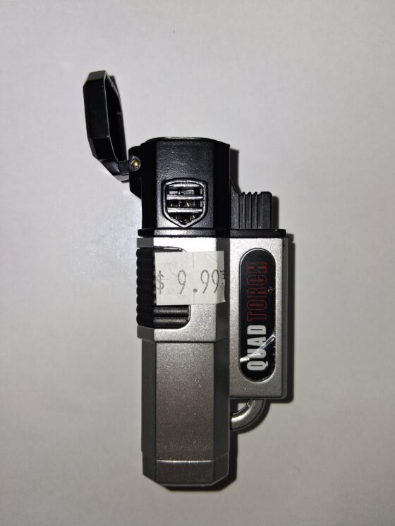 Silver Flip Top Torch